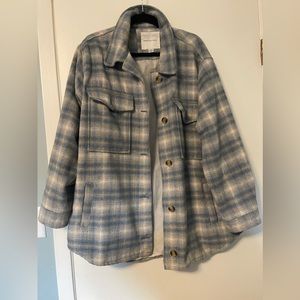 American Eagle Plaid Shacket